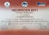 Neurocon 2011 - Certificate Of Attendance